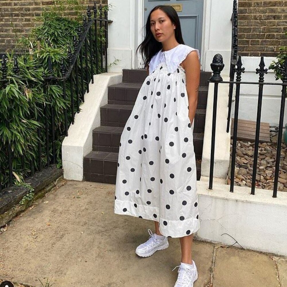 GANNI Polka Dot Dress